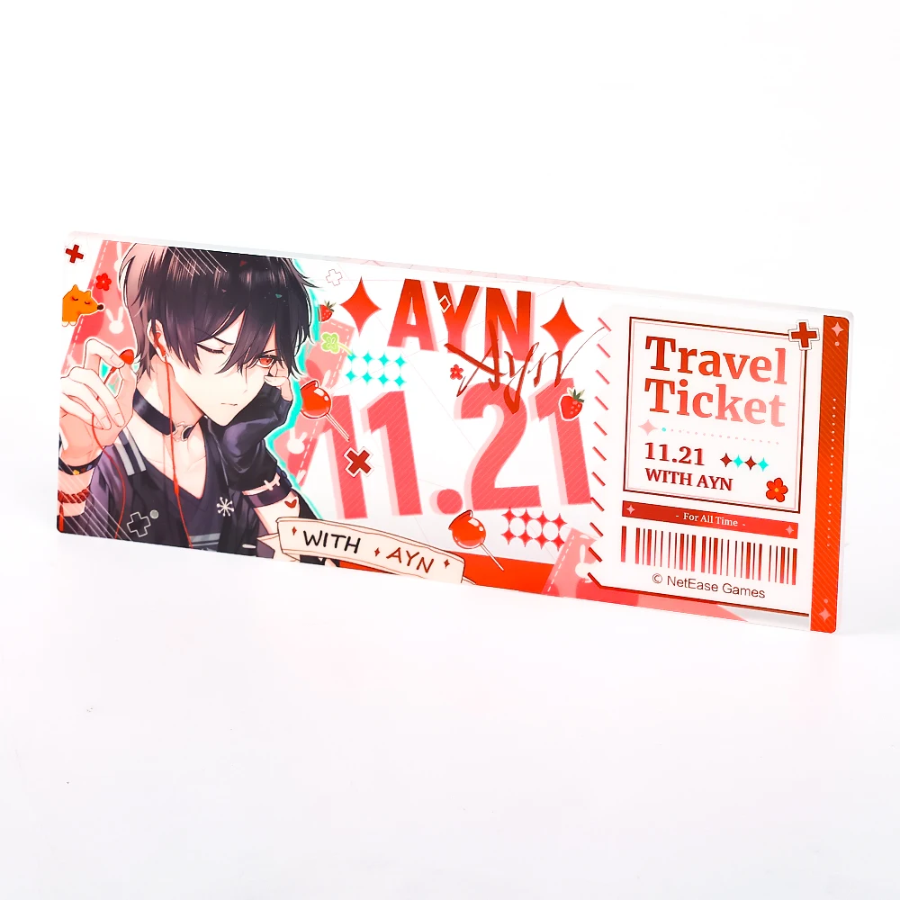 CNAWO Printed Custom Acrylic Block Cartoon Anime Plastic Acrylic Clear Block