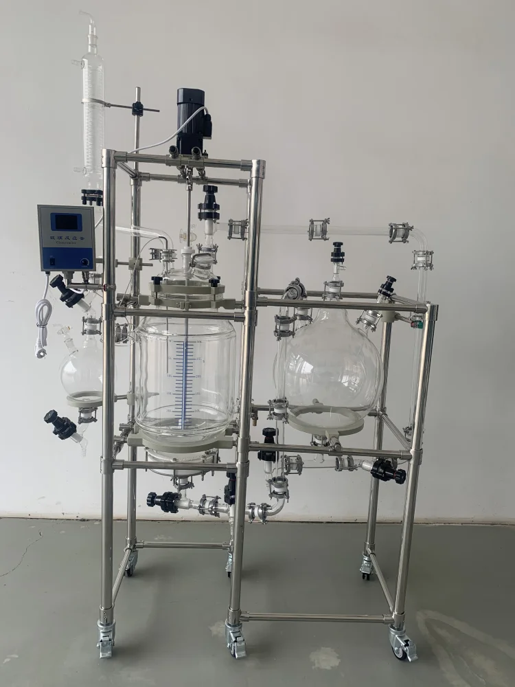multipurpose Nutsche filter dryer for Versatile filtration and drying or laboratory glass vacuum filtration filter reactor lab