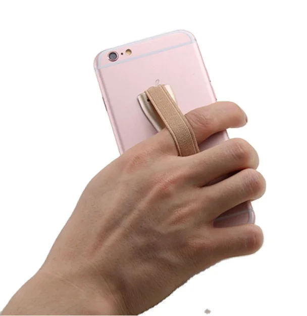 Handy finger elastic strap sublimation custom phone grip holder