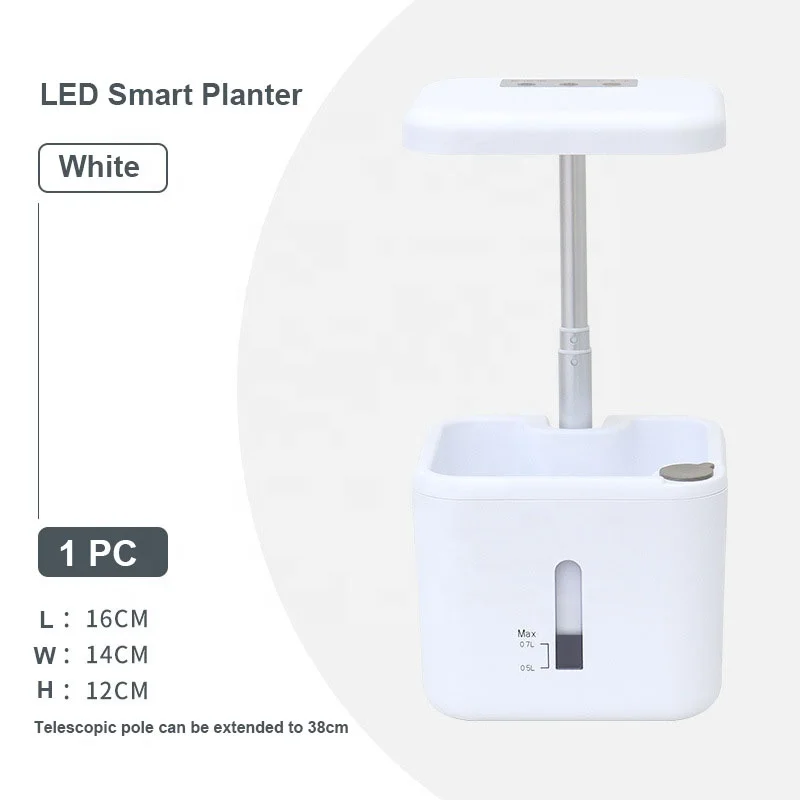 Creative mini smart garden for plants indoor garden hydroponic flower planter Home Garden smart pots planters with Led Light