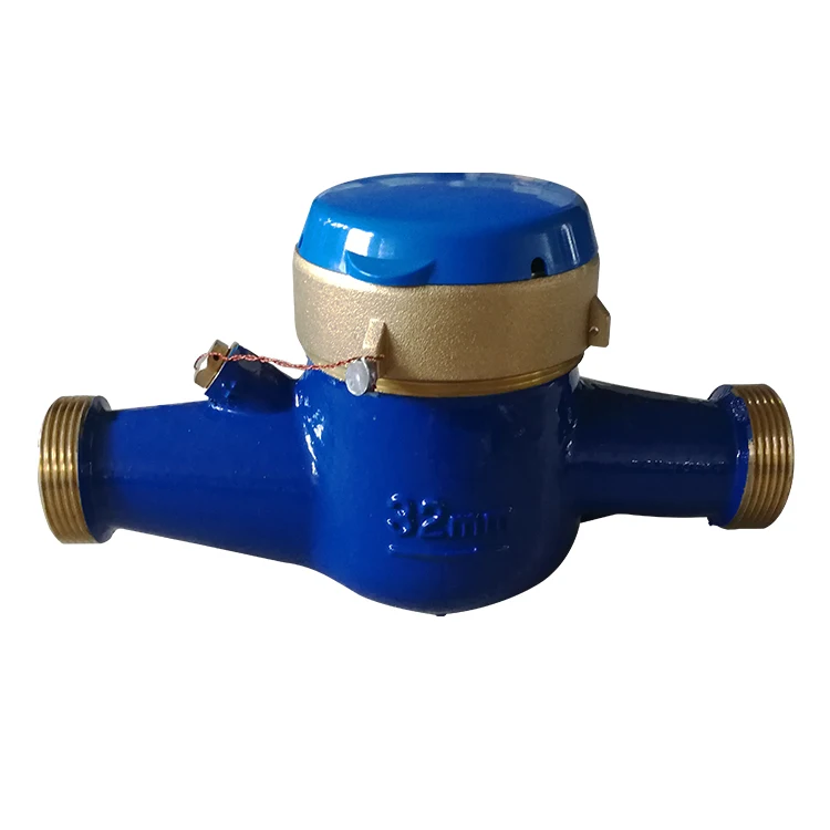 LXSG-32E Multi Jet Dry Тип латунный корпус счетчика воды