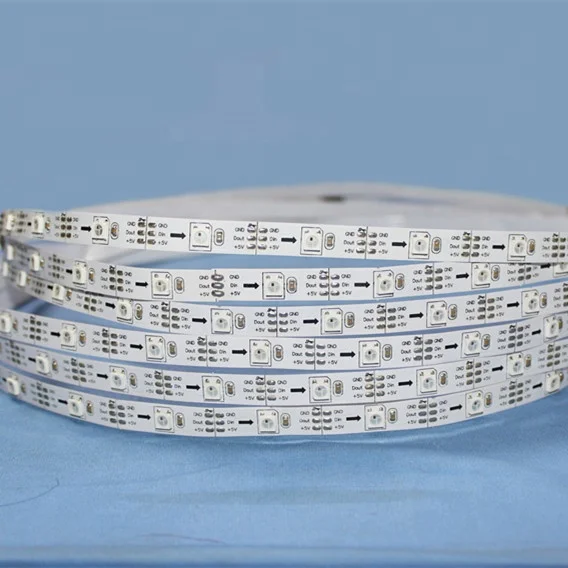 Led Manufacturer WS2812b 30leds/m 5m Rgb Digital Led Strip Flexible Dream Color Pixel Led Strip