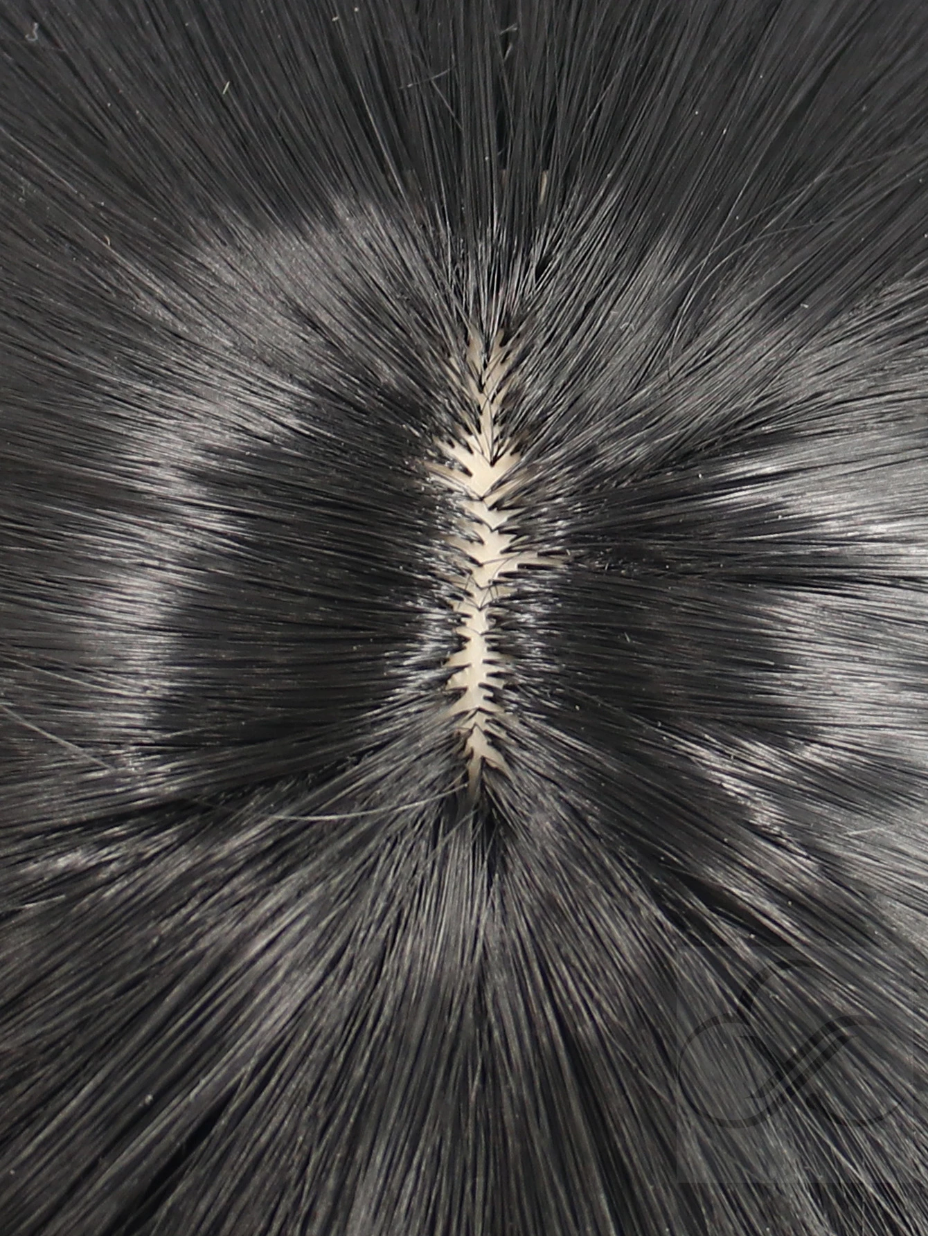 HD 40 inch  full lace front black double long ponytail twist braid cosplay animation wig