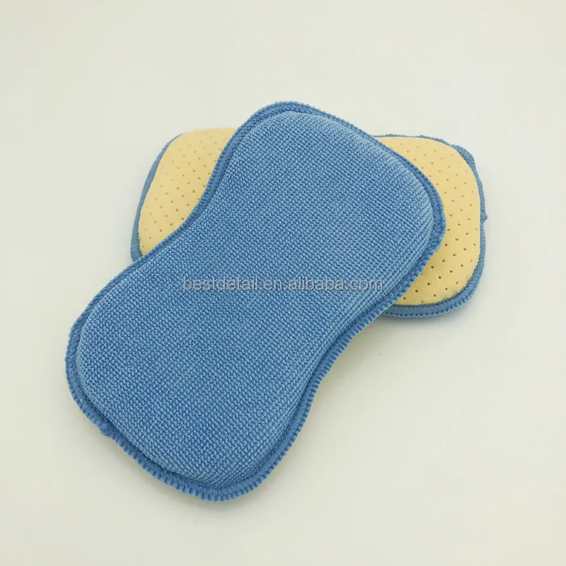 New Dual Sided Auto Detailing Microfiber Car Windscreen Demister Pad Sponge for Mirror Window Glass Fog Remover