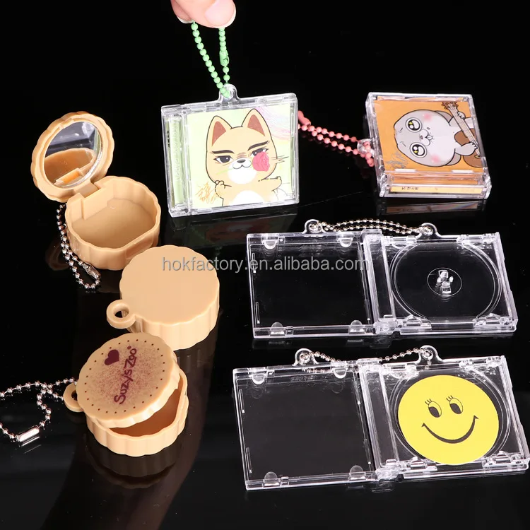 MINI CD Kpop Keychain pendant Keyring Jewelry Accessories Gifts Bag Decoration Fans Collection