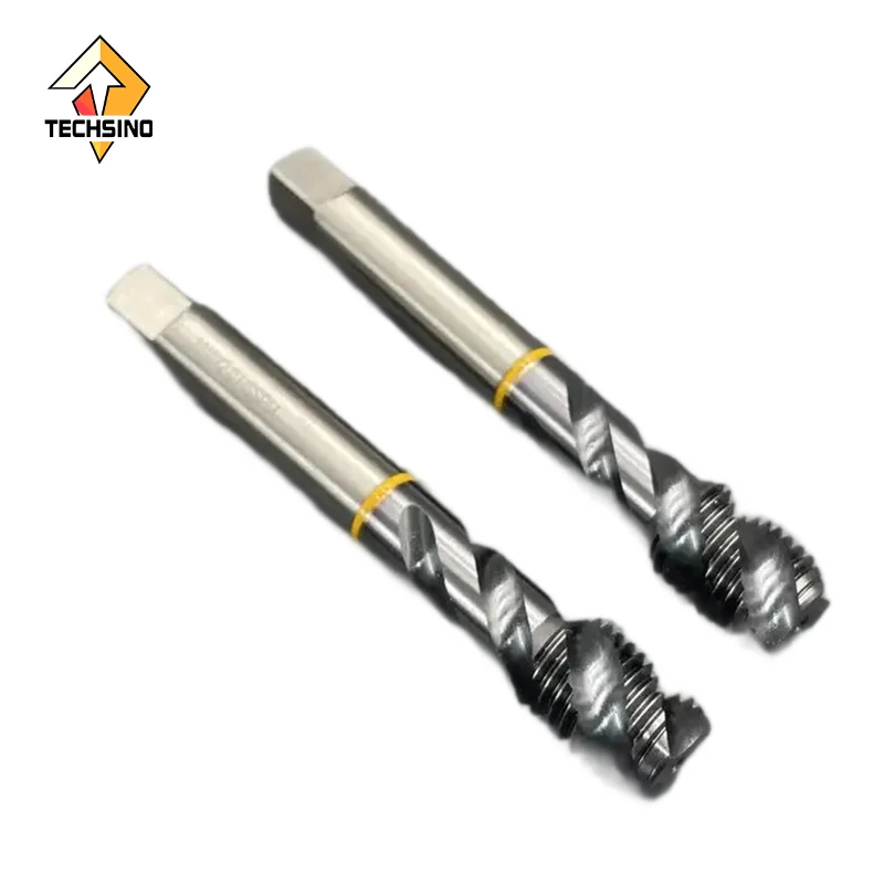 HSS Machine Tap Threading taps Spiral Flute Machine Taps  hand tools dry inserts tap and drill combined for cast iron body