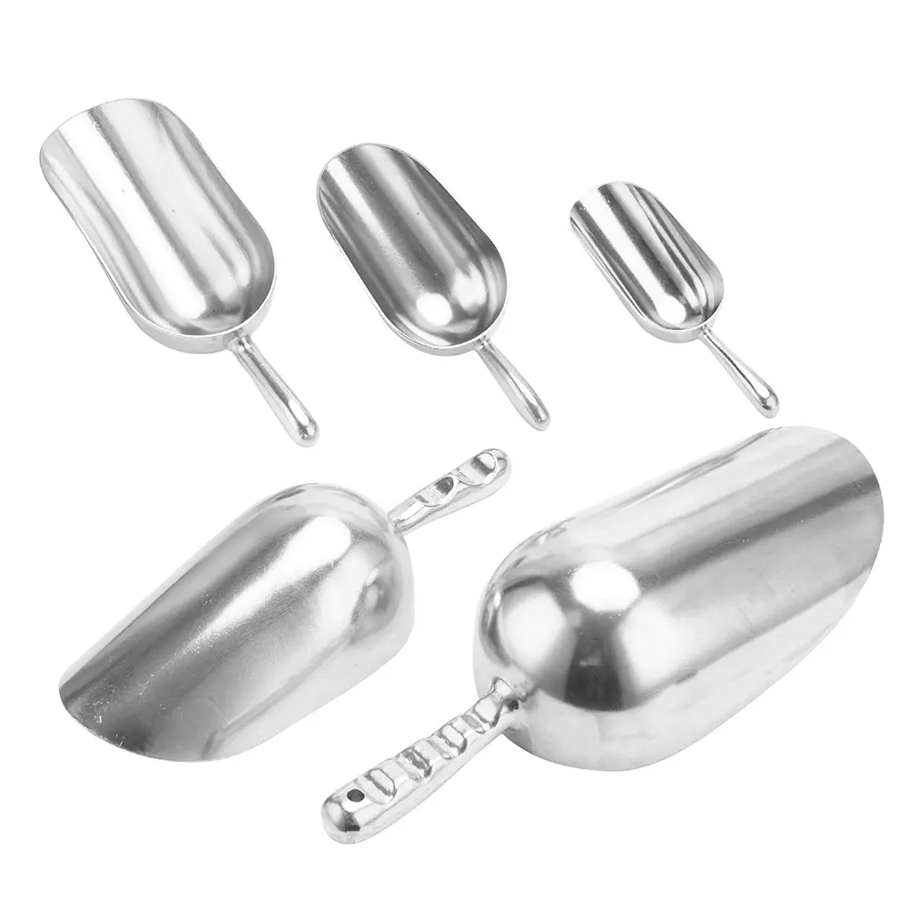 Scoop Aluminum Ice Shovel Ice Scoop Party Bar Buffet Kitchen Sugar Flour Dry Food Flour Kitchen Gadget Ice Shovel