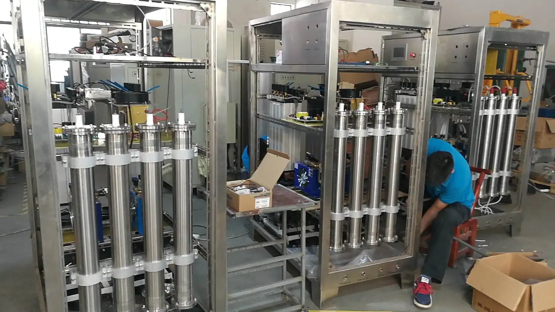 OZOTEK 100G Ozone Generator at Fish Farm OXY100 Inbuilt PSA Oxygen Concentrator