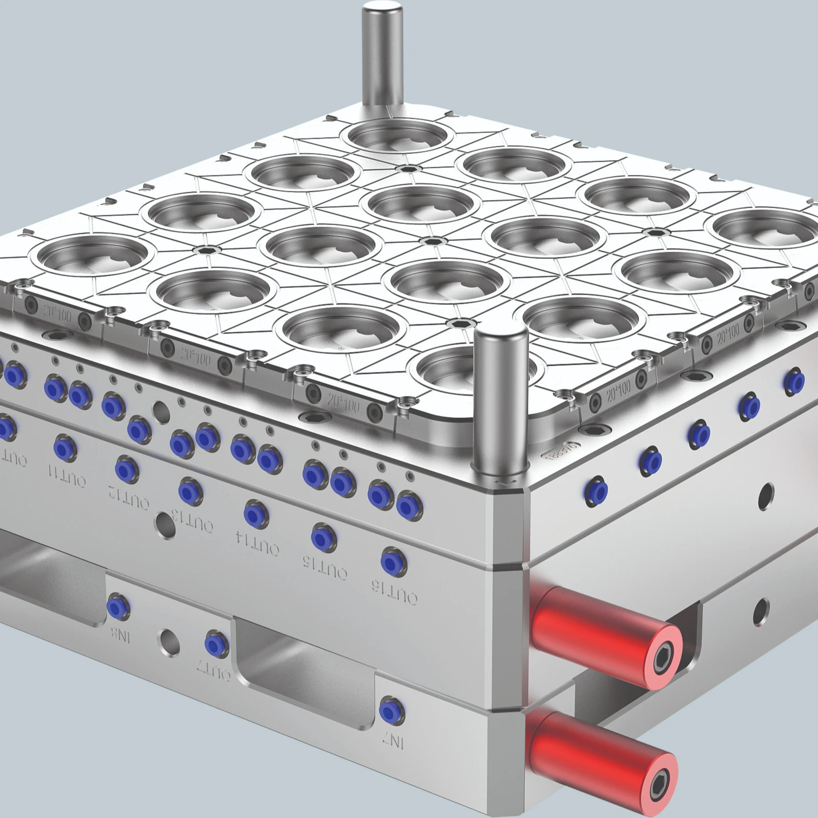 Factory price PET 5 gallon pet preform mold plastic injection thread