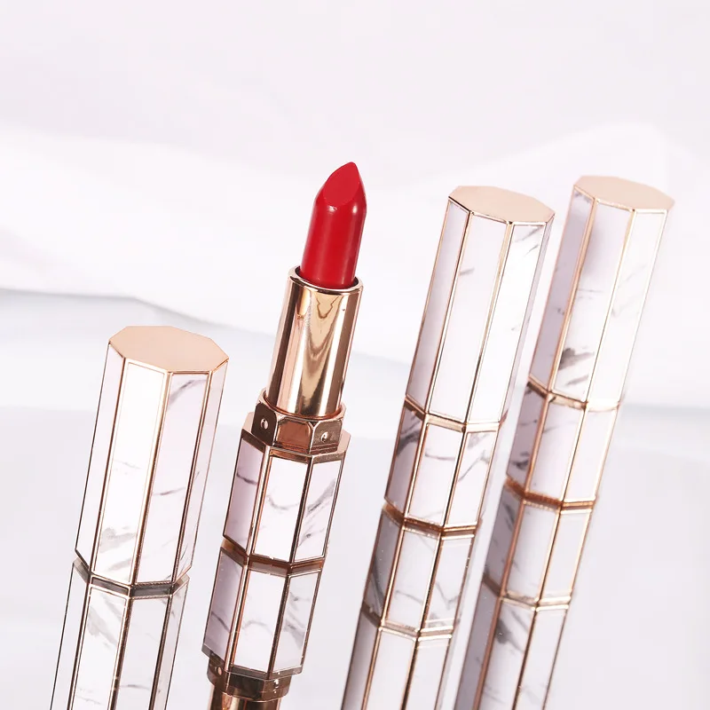 Wholesale DIY cosmetic packaging octagon custom empty lipstick lip gloss containers