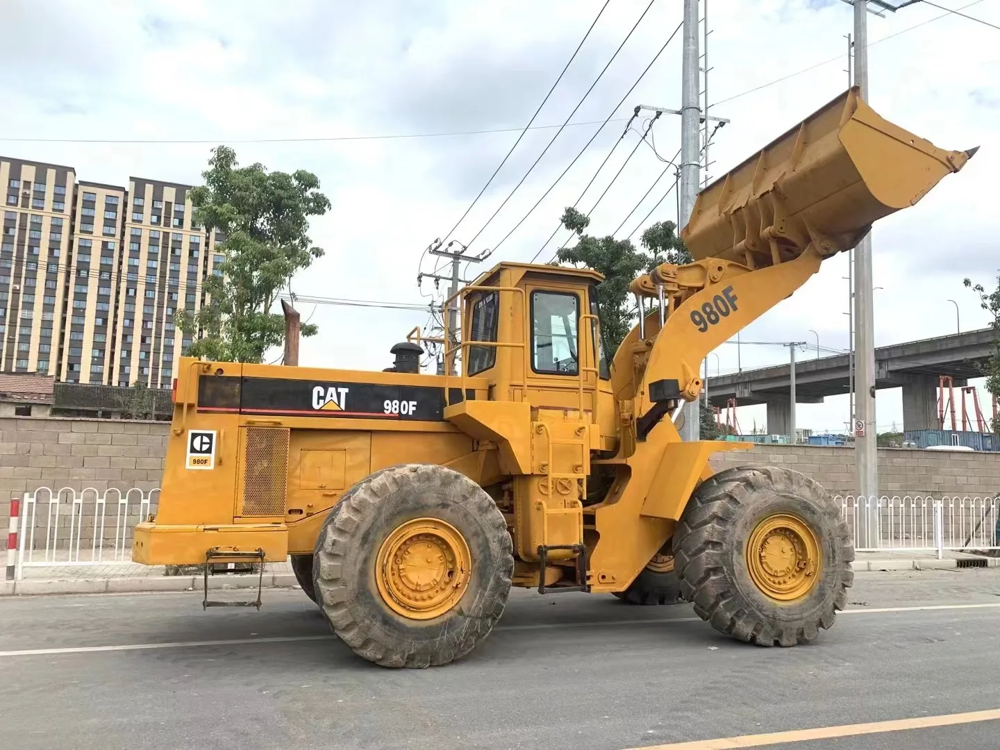 Factory price Used Wheel Loader CAT 980F used loader secondhand Cat 980F loader on sale