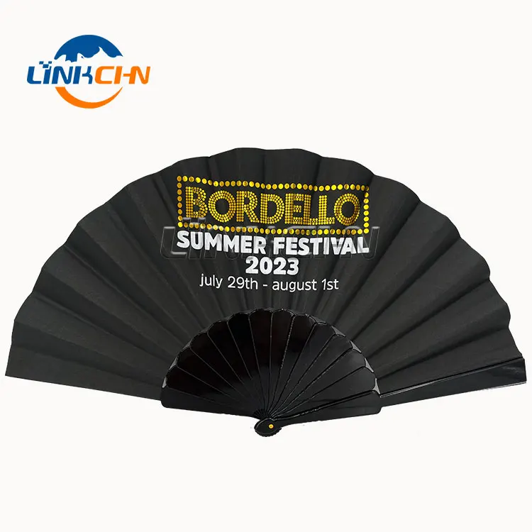 Фабрика питания пластик складной веер для клуба