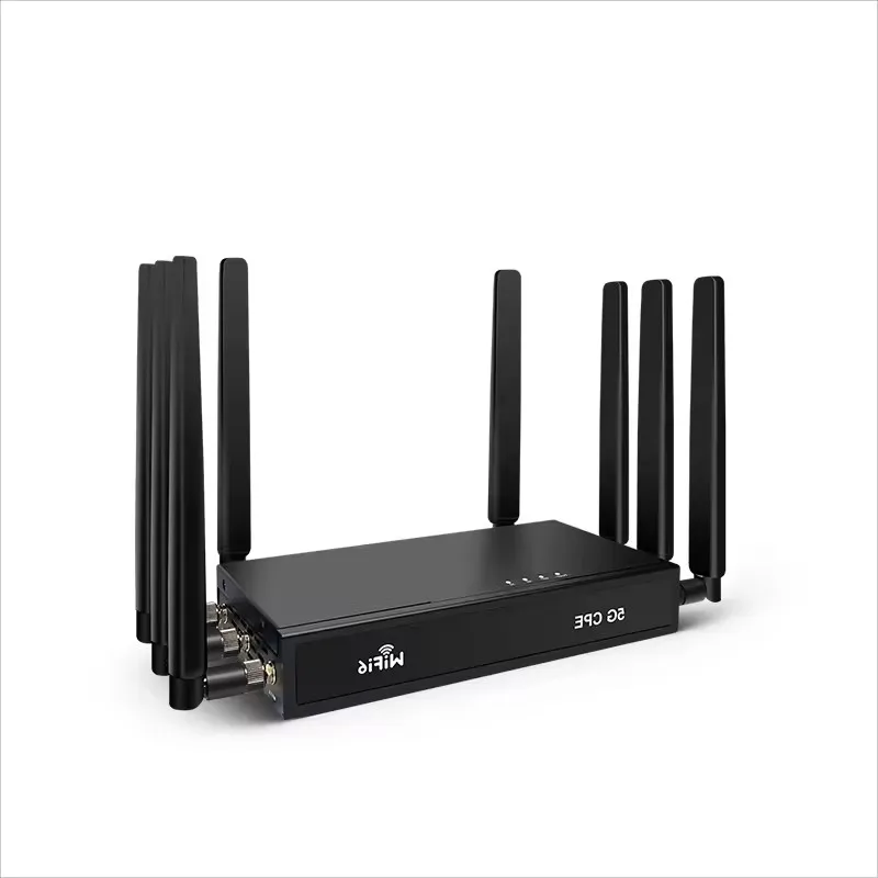 New 5G CPE Wireless Router 1800M WiFi6 Dual Line Backup IPv6 Integrated 3G/4G/5G 2.4G Frequency WPA Home Office Mobile