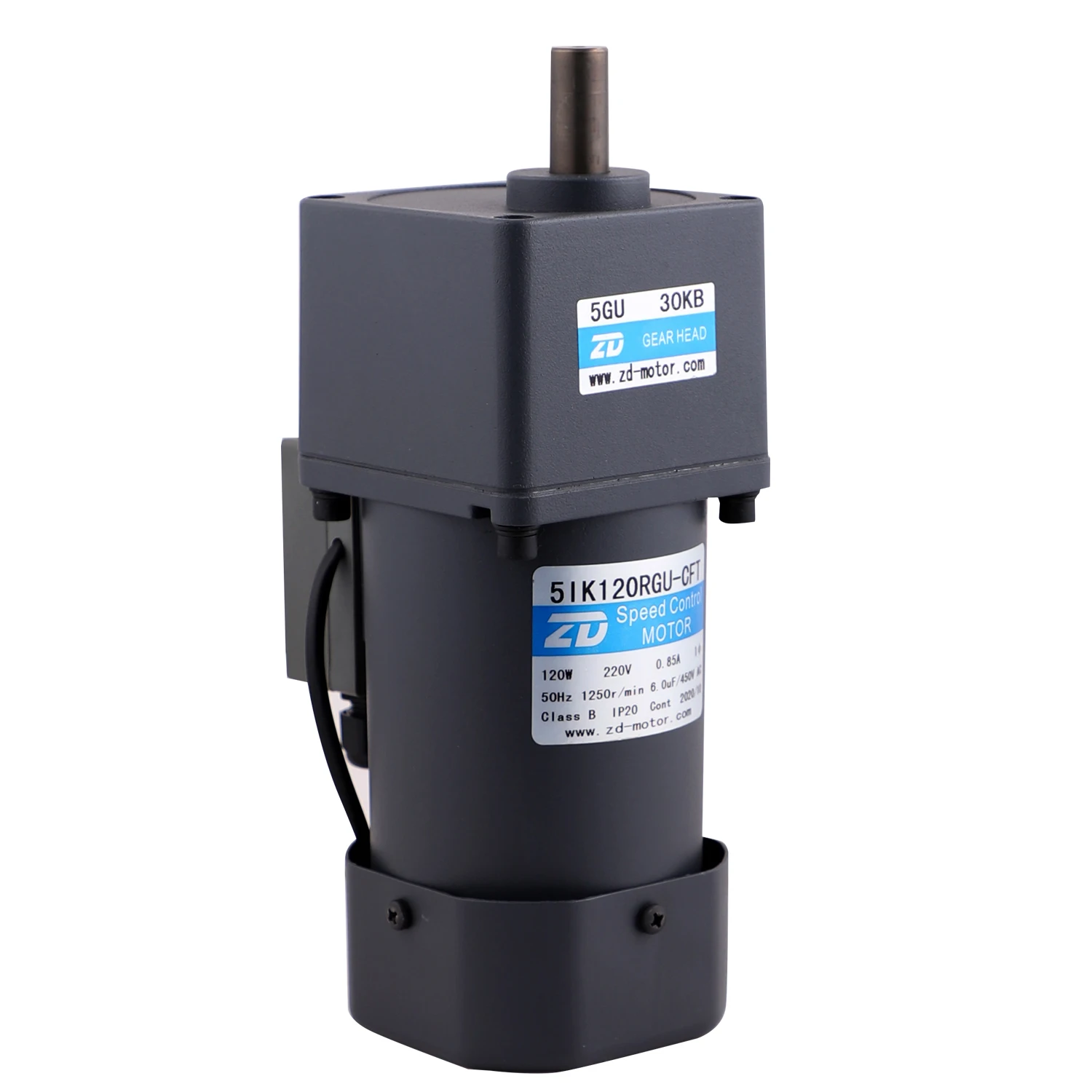 ZD MOTOR Parall Shaft 90mm 40W AC Induction Geared Motor