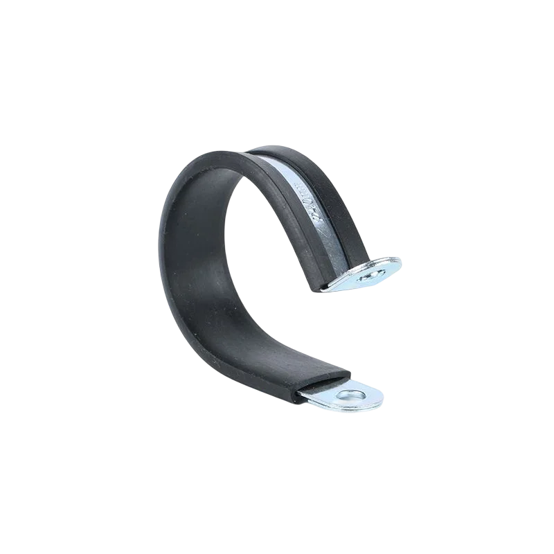 Galvanized R Type Rubber Strip Hose Cable Clamp