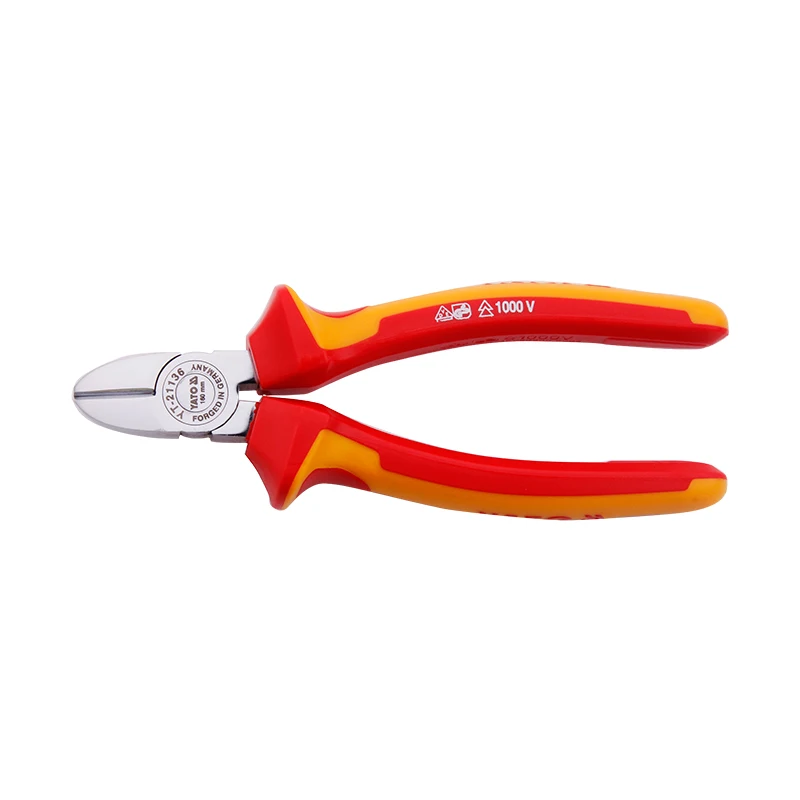 YATO YT-21137 HAND TOOLS VDE TOOLS INSULATED 180MM SIDE CUTTING PLIER