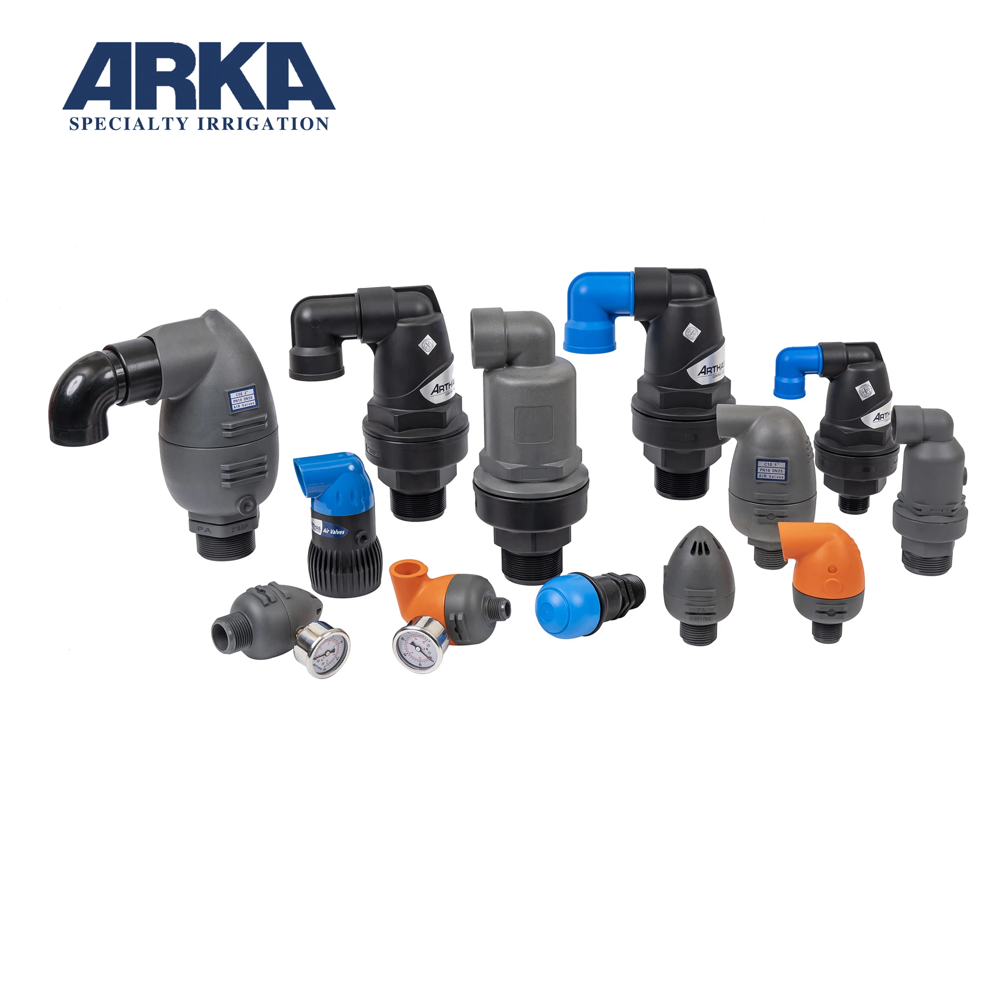 ARKA Drip Irrigation Kinetic Air Release Valve Combination