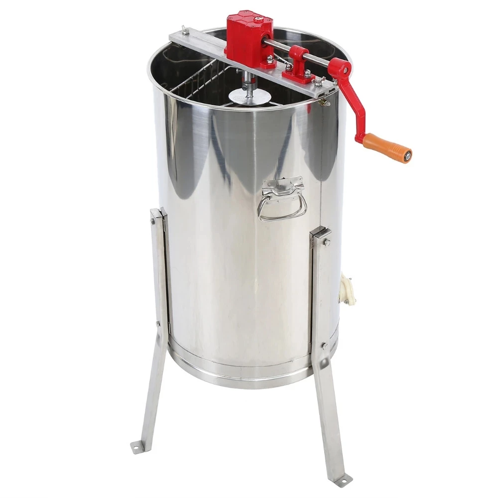 New Designed 3 Frames Manual Honey Bee Extractor Processing