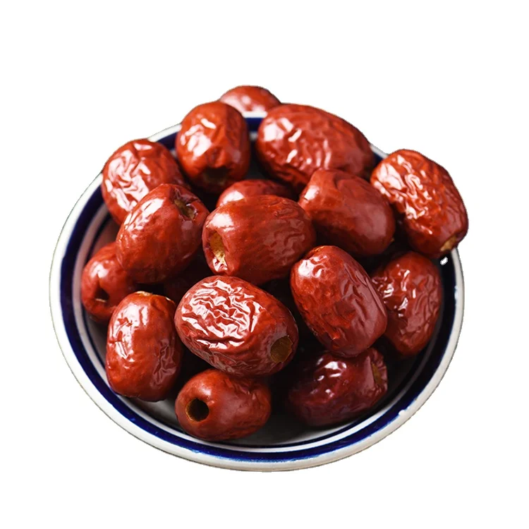 Оптовая продажа заморозка без семян сушеные красные фрукты Jujube свежие сухие закуски косточек