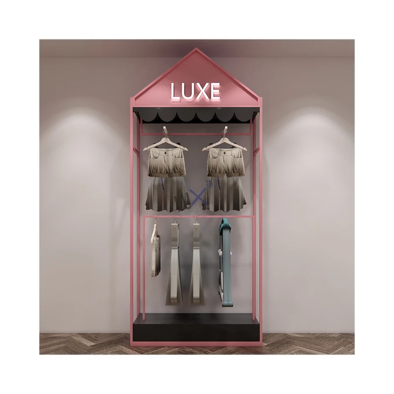 Роскошный дизайн, Фабричный Индивидуальный шкаф, модная детская одежда, предназначенная полка для детского модного магазина