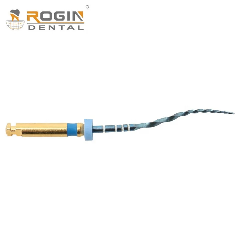 Engine use Niti Flexi Flexible Blue Super Endo Files for curved root canal