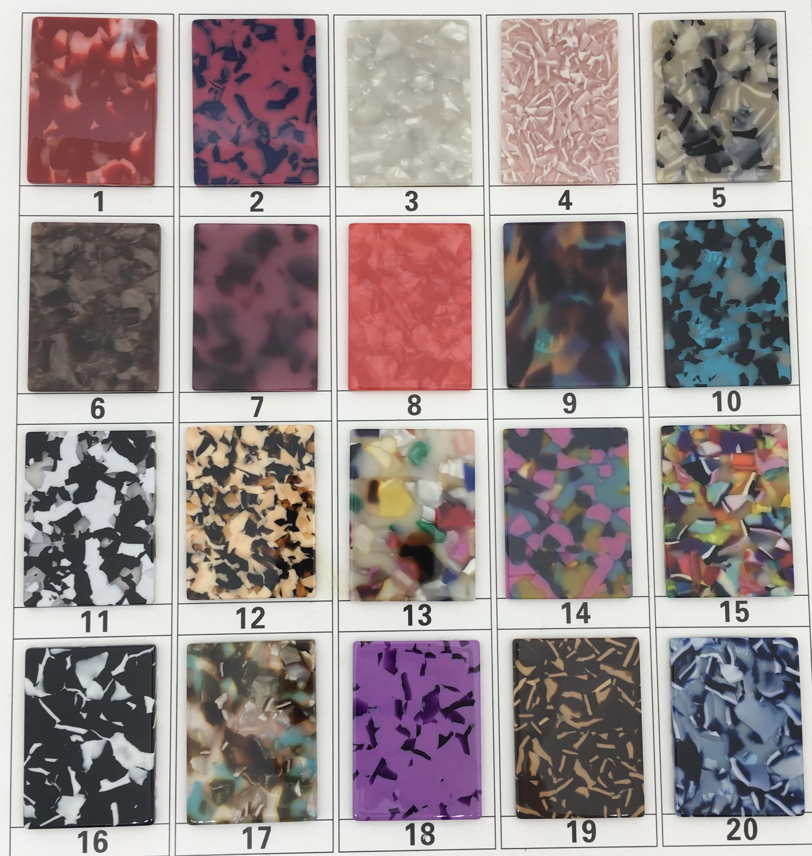 CANYUAN Japanese and Korean Style Solid Color Acetate Claw Clips Classic Medium Sized Back of Head Hair Accessories