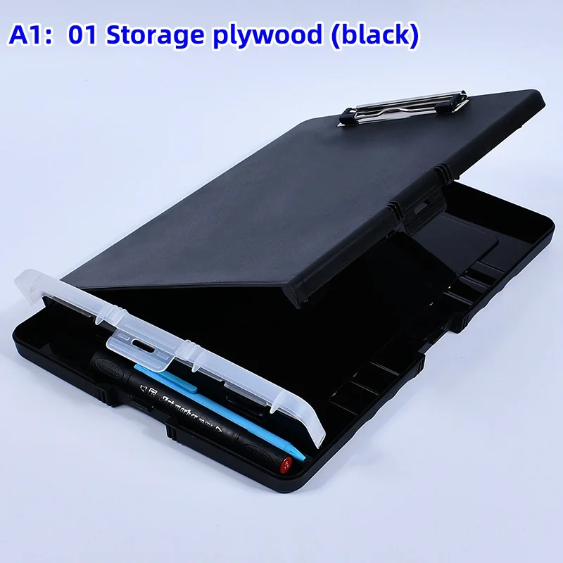 wholesale Plastic solid color belt hook single force clip writing tablet clip file box board clip