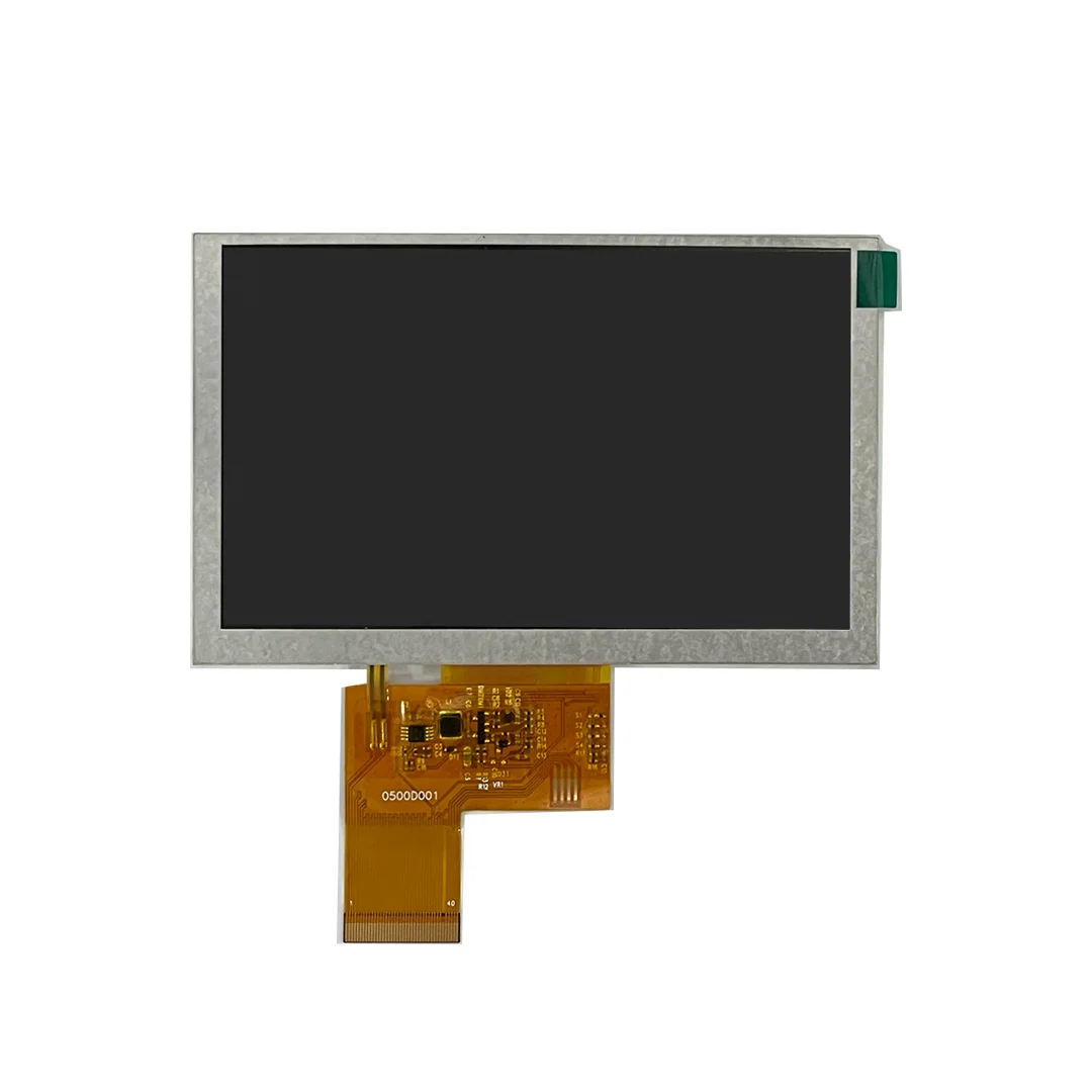 5.0 inch innolux 800*480 with RGB interface can be equipped with touch screen tft lcd module panel display