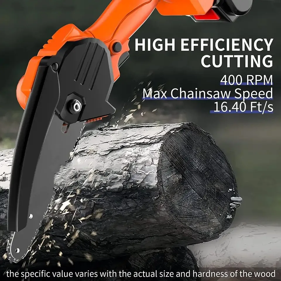21V battery cheap hand chainsaw price 6 inch mini cordless electric chainsaw battery not included