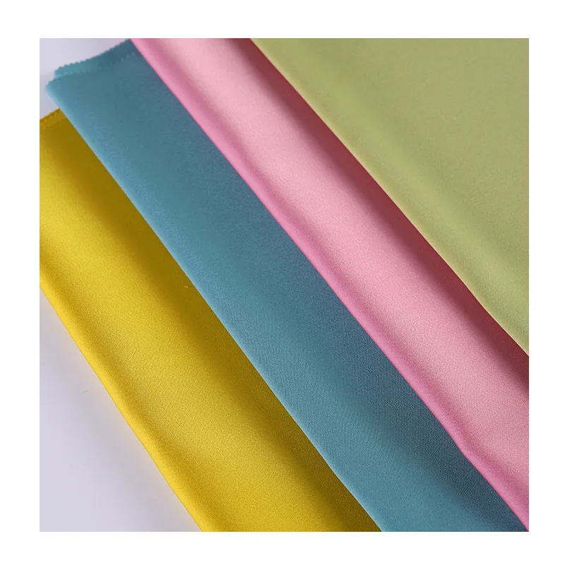 Premium Quality 50D Chiffon Satin Silk Fabric Suitable For Blouse And Nightgown