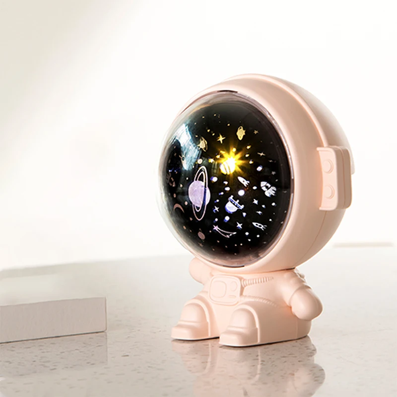 Astronaut Ornament Small Night Lights Pilot Led Star 3D astronaut Starry Night Light Star Light For Kids