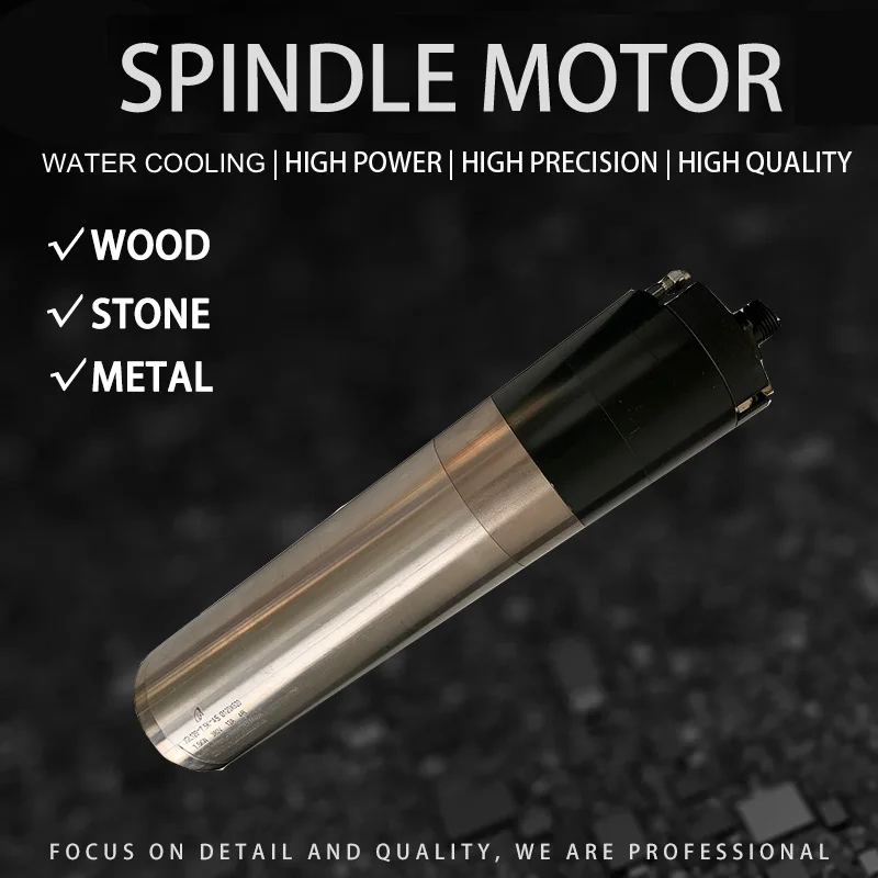 High Speed Automatic Tool Change ATC ISO30 7.5KW Water-cooled Spindle For Sale