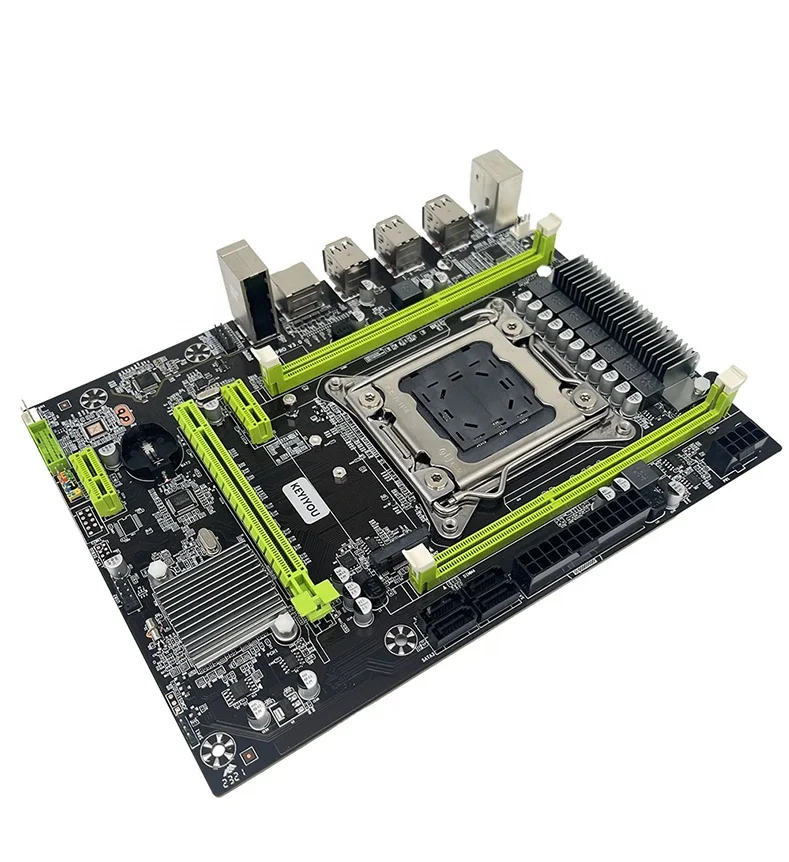KEYIYOU x79 motherboard kit with lga2011 Set LGA 2011 V1 V2 with Xeon E5 2670 V2 And 32GB DDR3 ECC REG RAM kit Support m.2