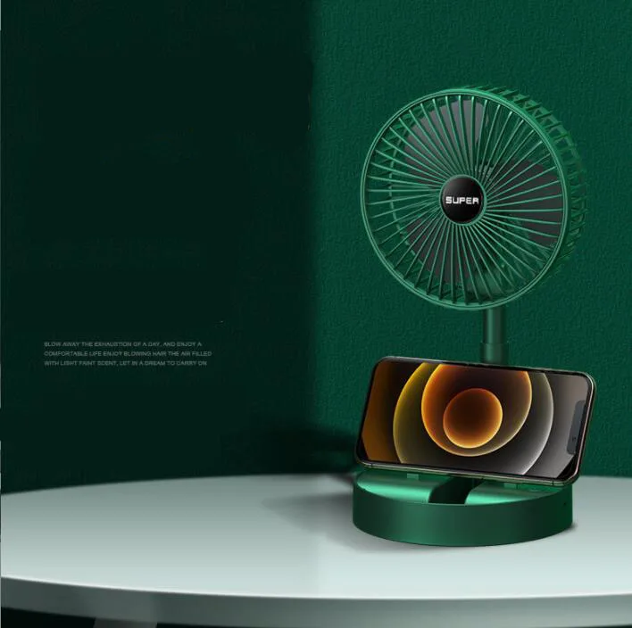 Portable and Foldable Standing Desk Table Fan,Tower & Pedestal Fans Personal Bedroom