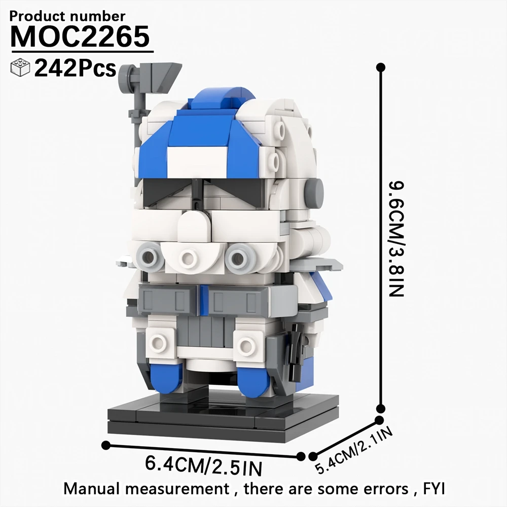 MOC2262-2270 имперский Штурмовик Вулф пять командиров Cody Tech эхо-вредитель перекрестные космические войны головные блоки детские игрушки