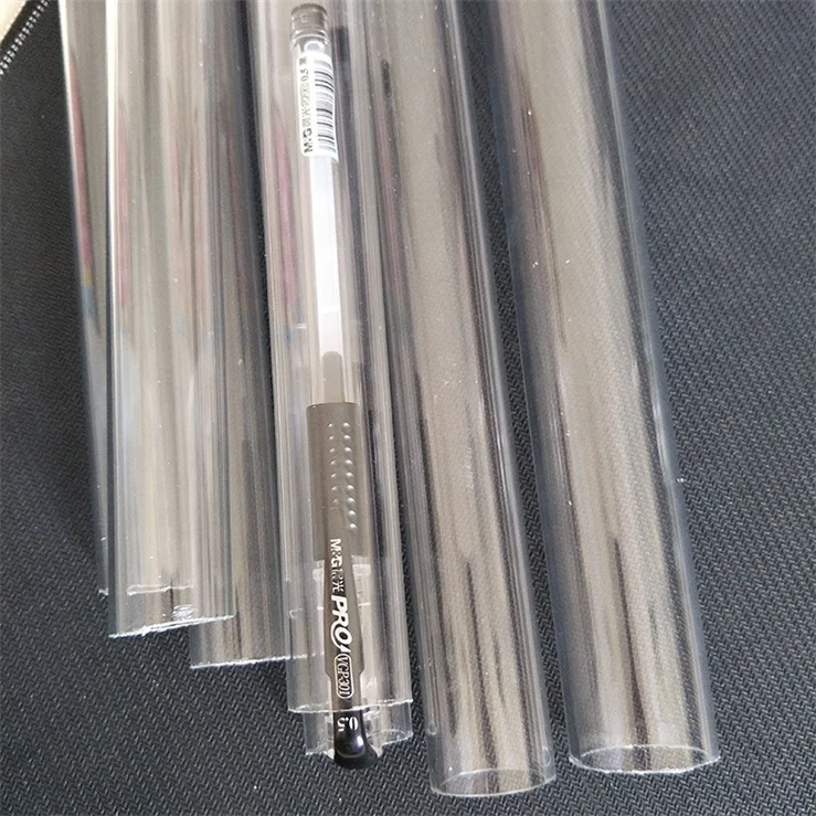 High Quality Transparent Clear Polycarbonate Pipe Colorful Pvc Pc Pmma Acrylic Plastic Tube