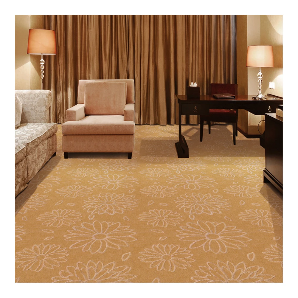 2024 Kaili Hot Selling Broadloom Carpet Wall-to-Wall Tufted carpet for Hallway Square Shape