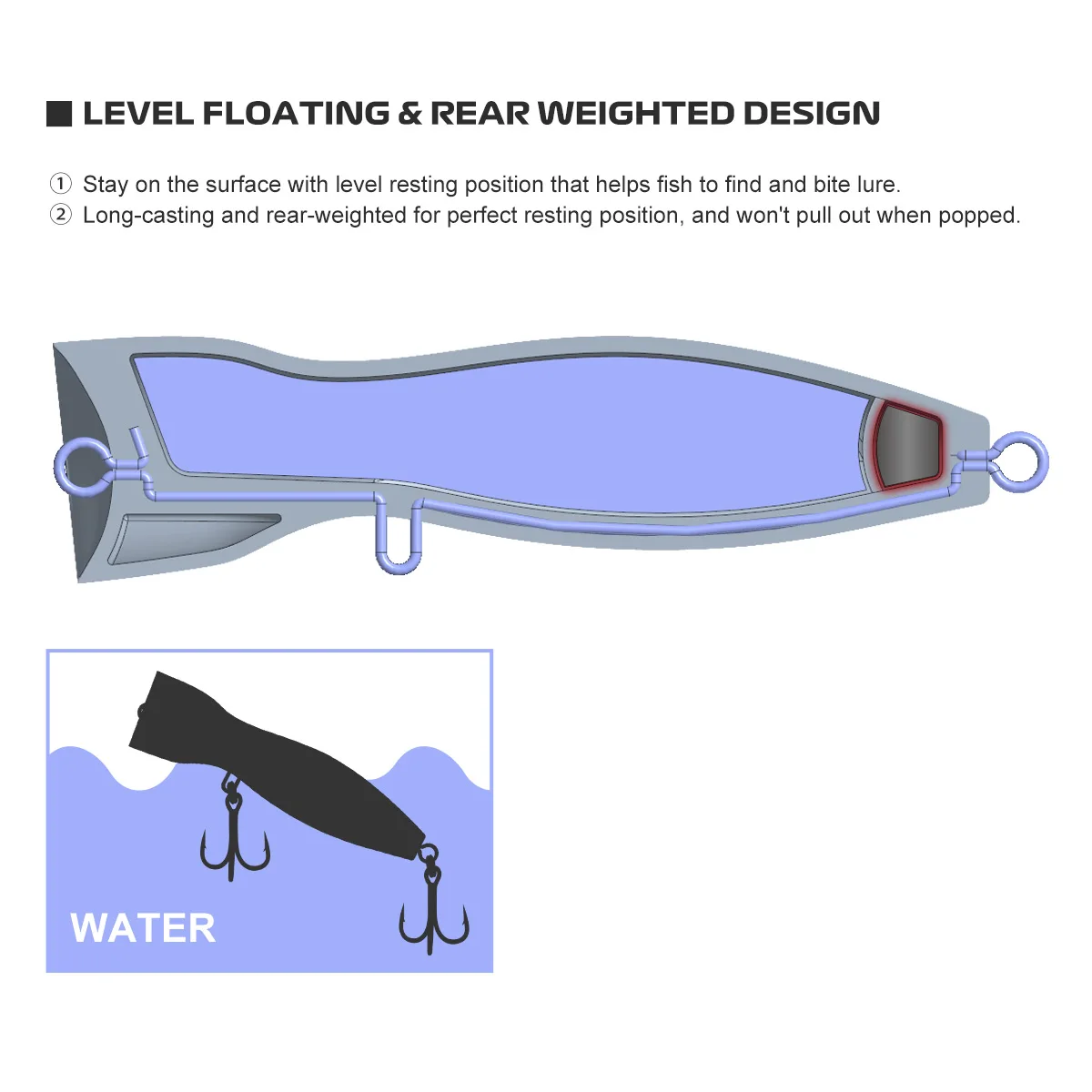 NOEBY crystal armor fishing lure 140mm 74g floating topwater trolling baits saltwater retrive jerk popping lure