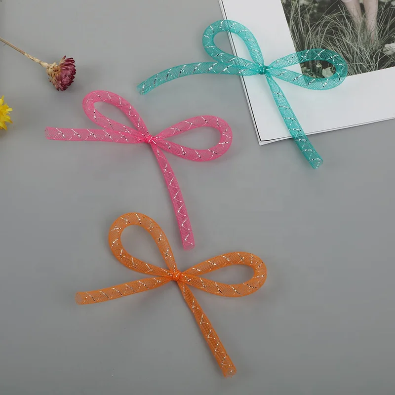 8mm Fishing Lure Shiny Cord Flashy Streamer Synthetic Braid Fly Tying Materials Hollow holographic Mylar Braid Tube