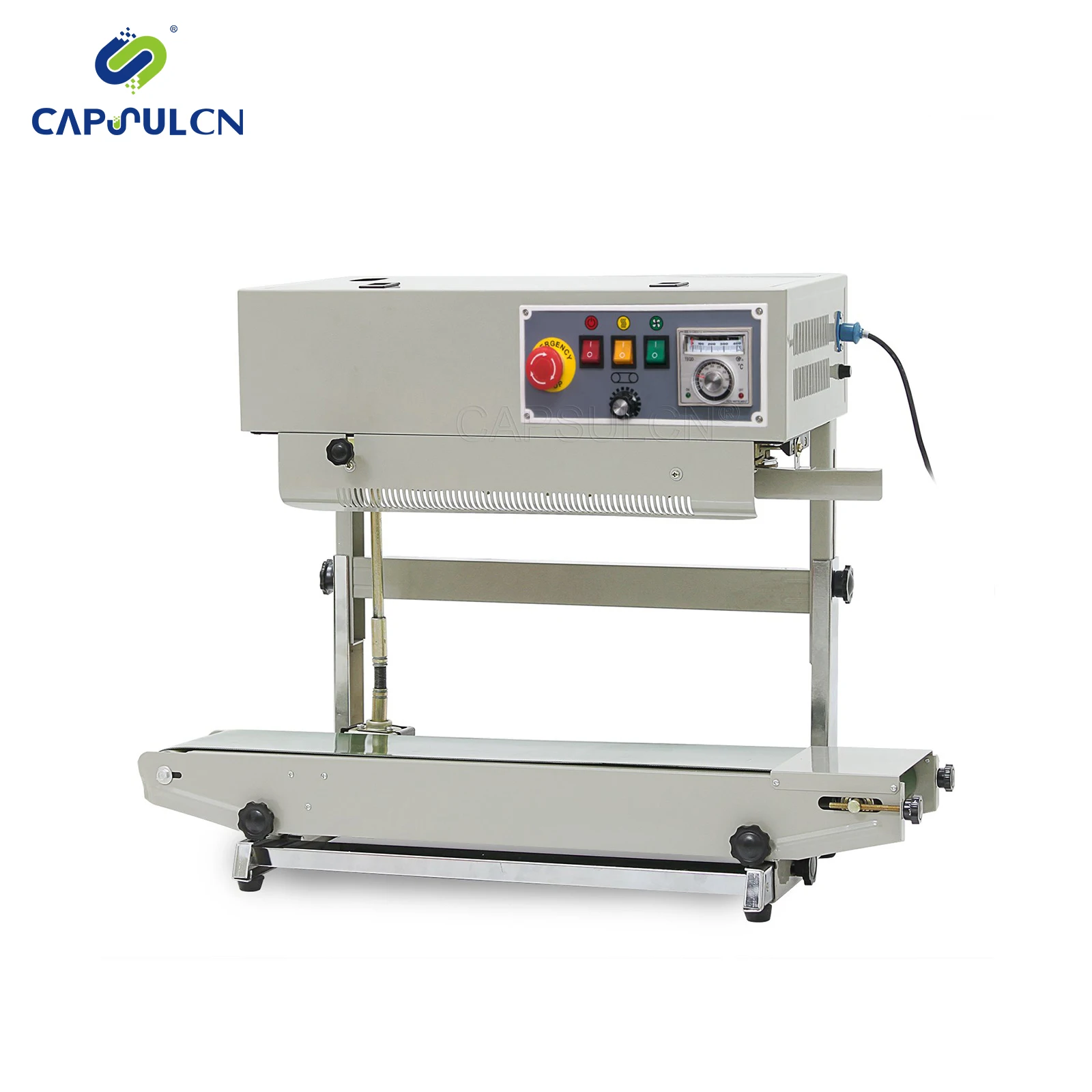 Industrial continuous band sealer plastic bag soild ink sealing machine ,expanded food band sealer