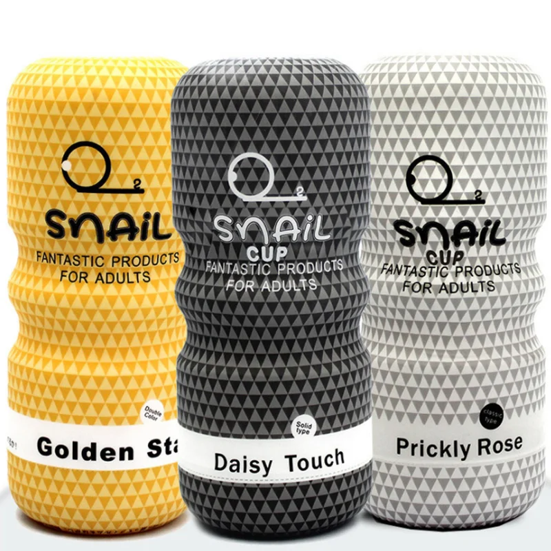 Electric Vaginal Anal Oral Models Snail Male Masturbation Aircraft Cup Adult Erotic Sex Toys For Men Masturbating