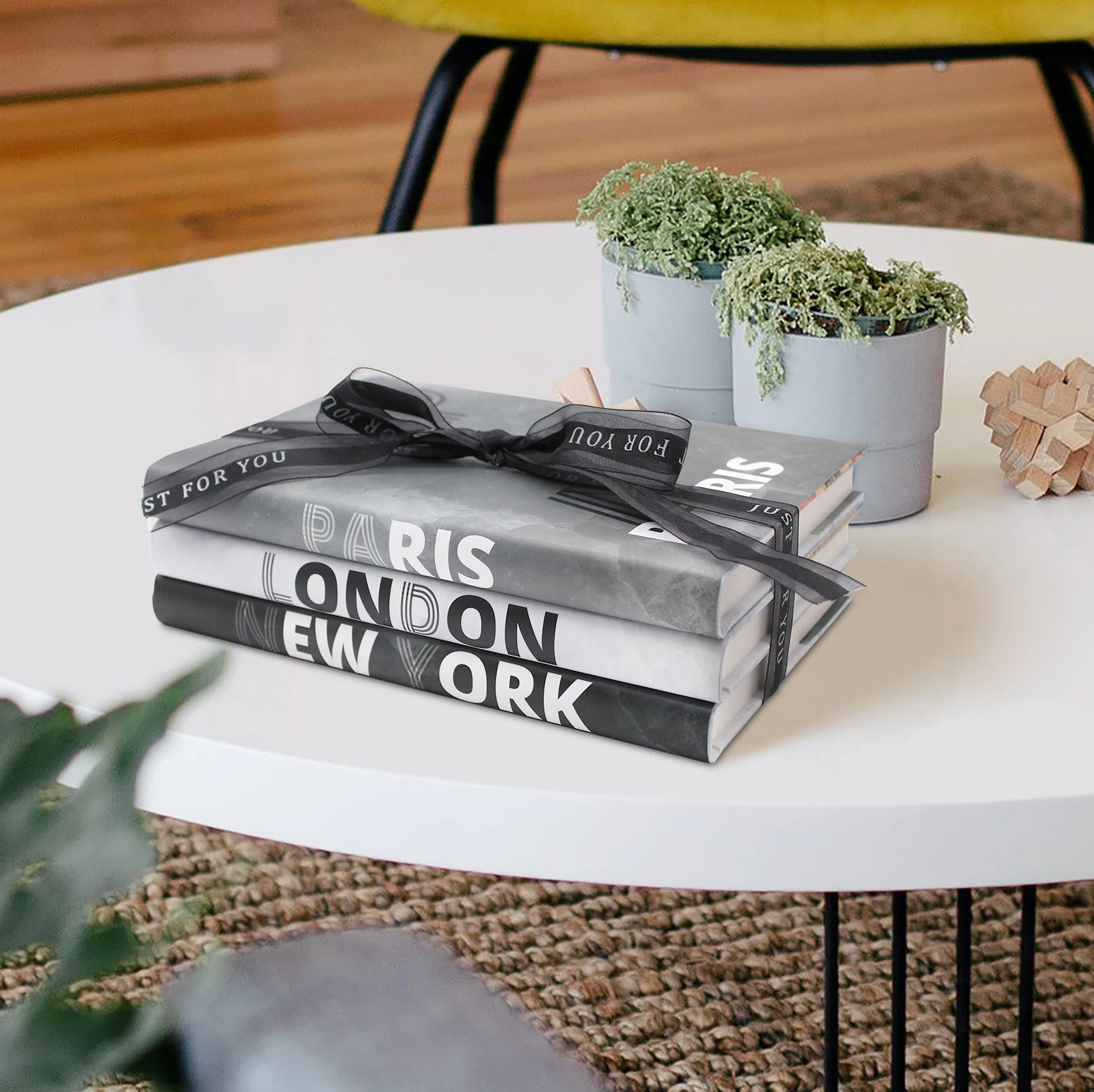 3 шт. декоративные книги в твердом переплете для домашнего декора