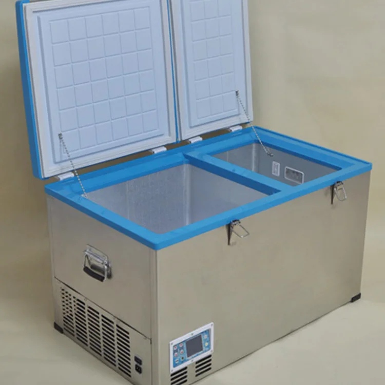 
80L AC/DC solar compressor Mini Solar Fridge Refrigerator 