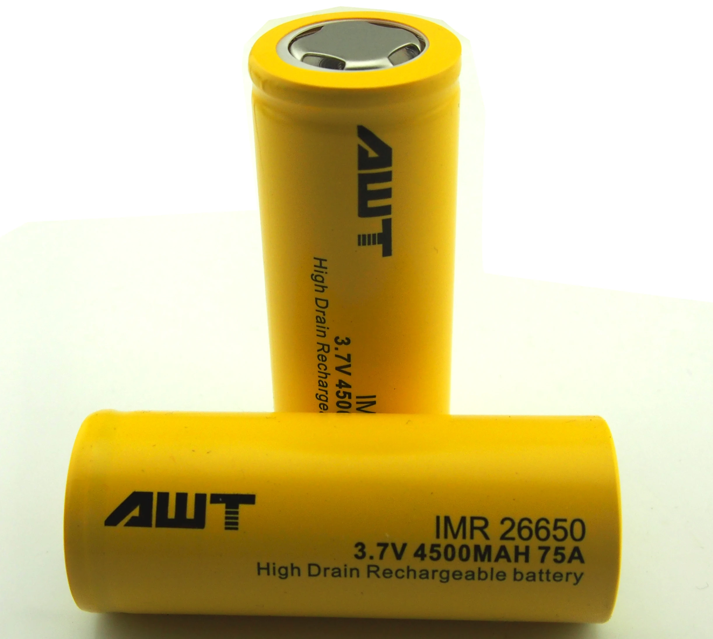 AWT 26650 3.7v 75A 4500mAh 14.4 v battery motorcycle batteries price battery 6v 200ah for home appliance power tool