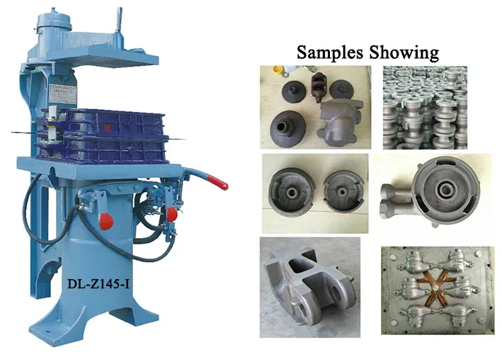 1 Worker Manual Squeeze jolt Casting Machine Sand Resin Transfer Molding Machine