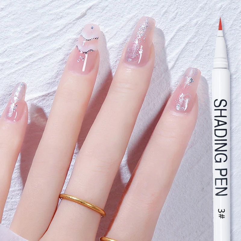 15 Colors 3D Nail Art Marker Pen Watercolor Brush Marker Pen DIY Nail Marker Sketch Drawing Paint Nail Beauty Pen Art Supplies