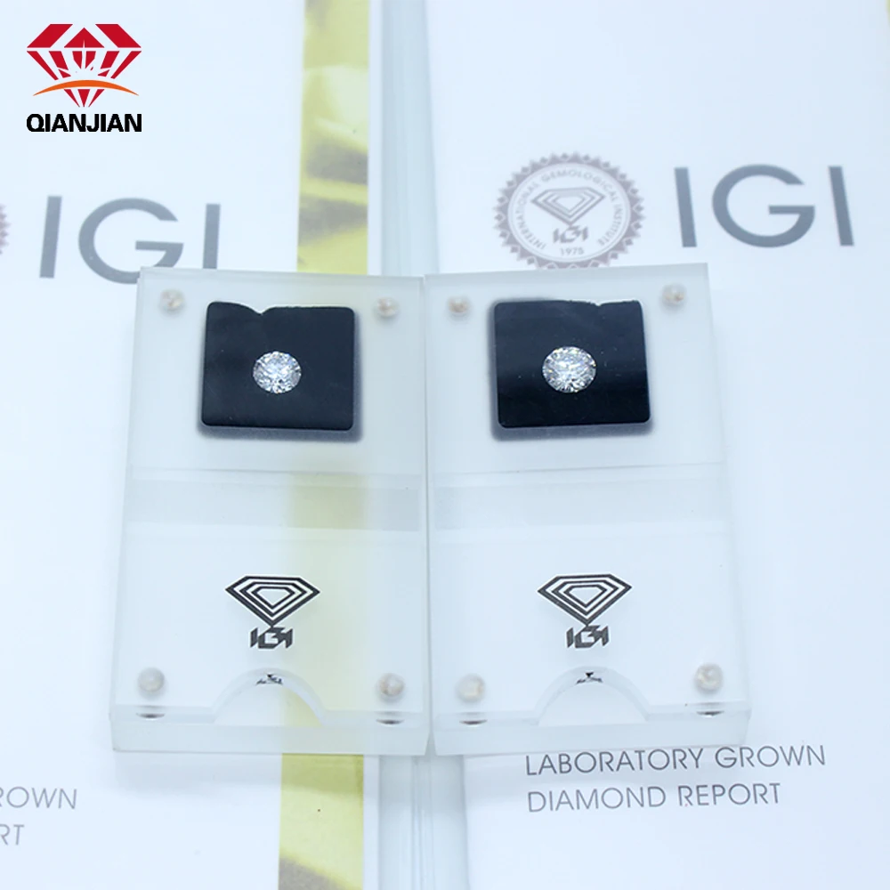 Wholesale hpht loose diamonds & diamond jewelry Real IGI CVD Lab Grown Diamond