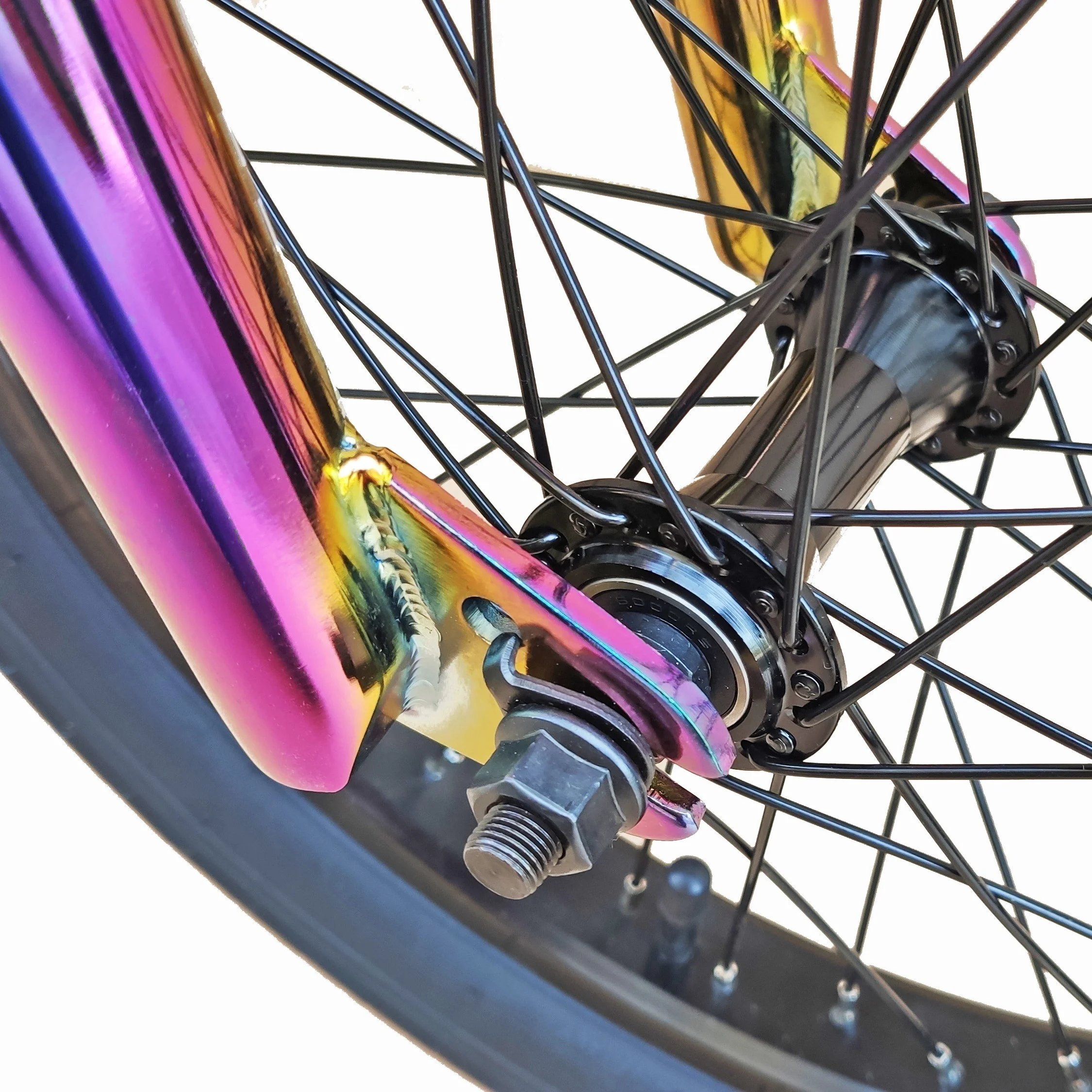 Customized 16 Inch Color Steel Bicycle Bmx Frame By Manufacturer New Design For Rainbow Colored Bicycles