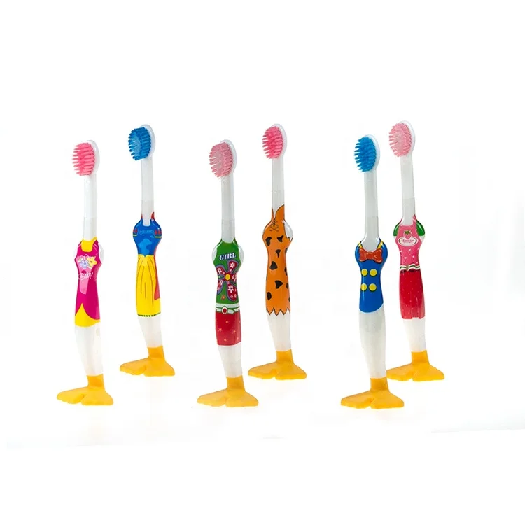 Hot sale new design cartoon multi design children personalized toothbrush cepillos de dientes