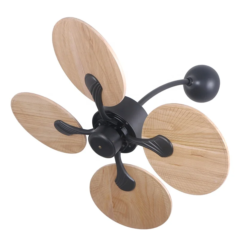 YOUKAIN New Design energy saving small ceiling fan wood wall mounted fan remote control ceiling fan